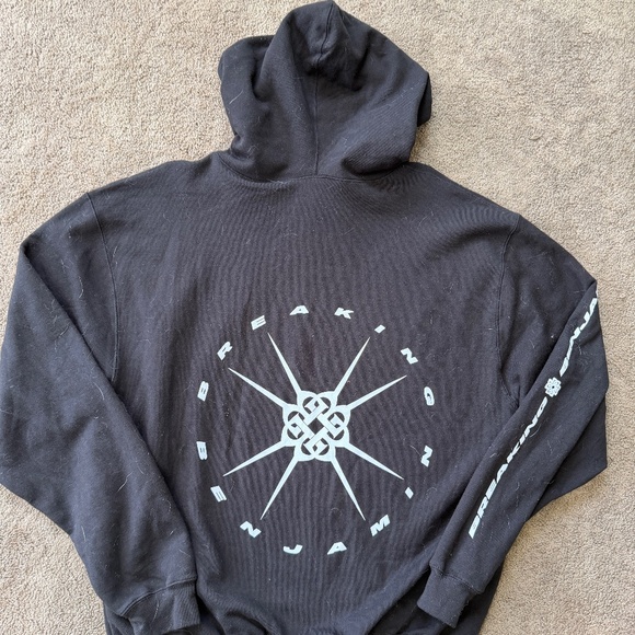Breaking Benjamin Other - Black Graphic Hoodie for Band Breaking Benjamin | Size Large